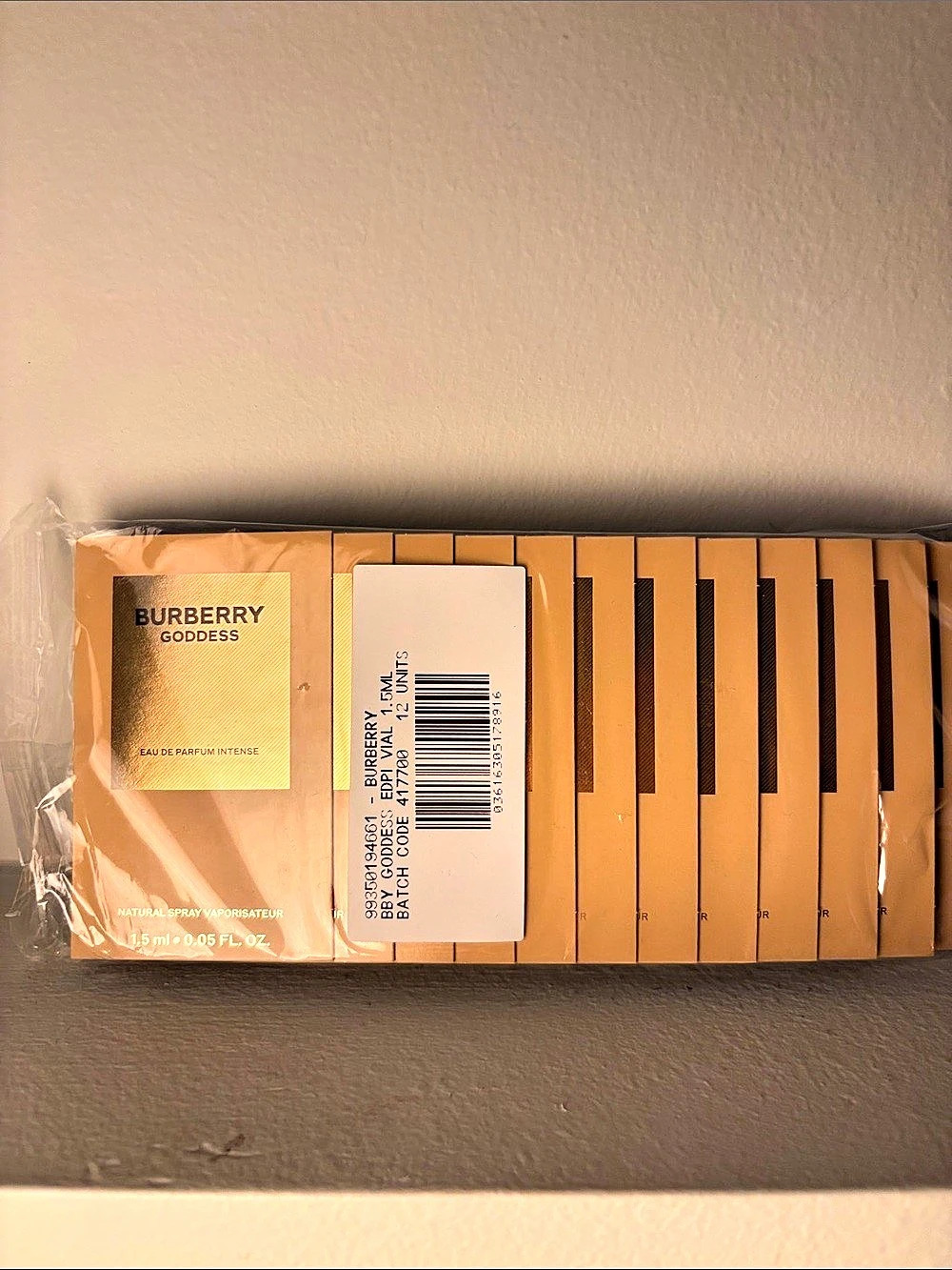 Burberry goddess Intense samples x12